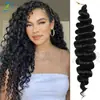 Perucas Transfronteiriças Europeias e Americanas, Cabelo Longo Cacheado Feminino Mais Vendido no Tiktok, Fibra de Alta Temperatura Cachos Africanos, Cachos Espirais, Cabelo para Crochet de 18 polegadas