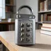Candado de Contraseña Tipo Botón, Candado Digital de Aleación de Zinc para Gabinete de Dormitorio, Candado Pequeño para Maletas, Candado de Contraseña, Maleta de Viaje, Candado para el Hogar