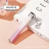 Encendedor Inflable de Tira Fina con Gradiente de Red Aleación de Zinc Encendedor Electrónico Pequeño y Conveniente Llama Abierta Regalo Creativo para Novia