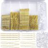 Accesorios para el Cabello, Diadema, Combinación para el Cabello, Pinza de Una Palabra, Goma Elástica Colorida, Pinza en Forma de U, Venta al por Mayor de Joyería, Juego de Pinzas para el Cabello con Gomas Elásticas en Caja