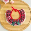 Cachecol de Animal de Estimação Decoração de Natal Aquecedor de Pescoço para Gato Desenho Animado Fofo Acessório Babador Conjunto de Chapéu Bandana para Cachorro
