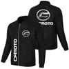 Chaqueta deportiva holgada con cremallera para hombre, chaqueta de motociclista, chaqueta punk, de primavera y otoño, para comercio exterior transfronterizo de 2023