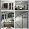 Gabinete de Archivo Desmontable de Acero Gris y Blanco Gabinete de Documentos de Oficina Gabinete de Archivo de Vouchers Taquilla Metálica de Lado Angosto con Cerradura