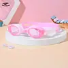 Gafas de natación para niños HD, impermeables, antivaho, montura pequeña, sin cabezal, gafas de natación de entrenamiento profesional para jóvenes, para niños y niñas