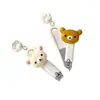 Cortador de Unhas Fofo Doméstico Urso Cortador de Unhas Boca Única Inclinada Rosto Plano Desenho Animado Dobrável Cortador de Unhas Manicure
