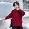 Ropa de invierno para niños niños: suéter de cuello medio, capa base engrosada, para niños mayores, suéter de punto pullover cálido de invierno 2026, envío directo disponible