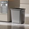 Lixeira Grande para Cozinha Grande Capacidade Vento Creme Doméstica Quadrada Sala de Estar Cozinha Banheiro Corredor Lixeira para Papel