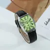 Nuevo Reloj Cuadrado Luminoso de Barril para Pareja Estudiante Moda Transfronteriza Reloj de Cuarzo con Correa para Dama Venta al por Mayor en Puestos Callejeros