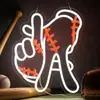 Luz de Neón con Forma de Gesto Genial, Letrero Iluminado de Pared para Bar, Sala de Juegos, Habitación de Niños, Luz Decorativa de Ambiente