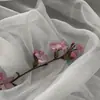 Gasa Nublada del Crepúsculo Ligeramente Arrugada Brocado Suave Poliéster Organza Hanfu Estilo Antiguo Ropa para Mujer Vestido para Niña Impresión Digital Nuevo Estilo Chino