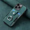 Adequado para Capa de Celular com Anel Elástico Retro para Apple 17 Pro Max iPhone 16E/15 com Porta-Cartão
