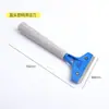 Rascador de Limpieza Rojo con Mango Largo Cuchillo de Limpieza Multifuncional con Cabeza de Hierro Cuchillo de Limpieza con Cabeza de Aluminio Rascador Herramienta de Limpieza para Baldosas de Piso