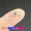 Pendientes de Aleación de Titanio F136 Incrustados con Circonita Gota de Agua Cruz Estrella Rosca Interna Clavo para Cartílago Labio Joyería de Piercing de Titanio G23