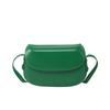 Bolso de Silla de Montar Retro Coreano 2025 Verano Nuevo Bolso Bandolera de un Solo Hombro Moda Simple Literario Señoras Bolso de Concha Dura