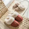 Pantuflas de Algodón Ropa de Casa de Felpa Otoño e Invierno Más Vendidas Pareja Cálidas Antideslizantes de Algodón para Mujer Pantuflas para Damas al por Mayor