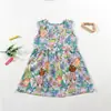 Vestido de Verano 2026 para Niñas sin Mangas con Estampado de Dibujos Animados, Lindo Vestido de Princesa para Niños, Atuendo de Verano Transpirable para Bebés