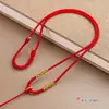 Cuerda para Colgar Colgante Estilo Chino, Cordón de Collar Tejido a Mano, Ajustable Multicolor, Adecuado para Hombres y Mujeres, Universal para Jade y Esmeralda