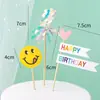 Insertos de Globo de Plástico de Colores Macaron, Globos Pequeños de Colores, Repostería de Postres, Adornos de Decoración para Pasteles de Cumpleaños