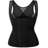 Novo Colete Modelador Feminino com Controle de Barriga, Abotoado, Estilo Europeu e Americano Transfronteiriço, Tamanho Grande Pós-Parto Afinando Top Corselete com Suporte para o Busto para Tons de Pele Escuros
