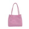 Bolsa de Hombro y Axila de Gran Capacidad Moda Otoño 2025 Simple Cuadros Color Sólido Estilo Extranjero Bolsa Tote de Gran Capacidad