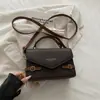 Bolsa de mão quadrada pequena de alta qualidade estilo coreano, nova bolsa de ombro da moda, elegante e minimalista, bolsa transversal versátil para vendas transfronteiriças