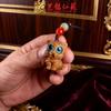 Sándalo Verde Doce Constelaciones Cadena para Teléfono Móvil Sándalo Zodiaco Colgante Pequeño Llavero de Bolso Colgante Pieza Pequeña DIY