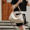 Bolso Mujer 2023 Verano Transfronterizo Nuevo Estilo Coreano Commuter Hombro Axila Cuero Suave Gran Capacidad Almohada Bolso Boston
