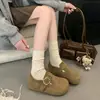Zapatos Birkenstock de Suela Gruesa para Aumentar Altura Completamente Cubiertos Zapatos de Mujer 2026 Nuevo Otoño Slip-on Birkenstock Zapatos Individuales Mocasines