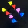 Diadema luminosa de estrella de cinco puntas LED de fábrica diadema de estrella de cinco puntas accesorios fluorescentes accesorios para el cabello