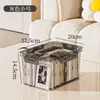 Caixa de armazenamento para mesa, cesta de armazenamento para lanches e itens diversos domésticos, caixa organizadora de cozinha, caixa de armazenamento para cosméticos, caixa de armazenamento de plástico