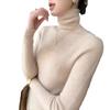 Nuevo Suéter de Punto de Cuello Alto para Mujer Otoño/Invierno 2026, Moda Coreana Versátil Ajustado Camisa Base de Punto