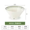 Tazón de melamina para ramen tazón comercial para sopa de fideos de arroz tazón para avena de desayuno tazón para fideos de res tazón japonés tipo cuerno de sombrero tazón para sopa de fideos