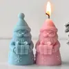 Jiahui Mei Velas de Papai Noel Molde de Silicone DIY Natal Artesanal Difusor de Aromaterapia Pedra Vela Lembrança