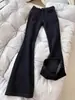 Jeans rectos gruesos con forro polar para mujer talla grande chica gordita cintura alta cubre cadera pantalones elásticos para otoño e invierno 2024