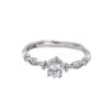 Anillo de Zirconia para Mujer 2025 Nuevo Estilo Popular Gama Alta Nicho Diseño Versátil Anillo Abierto Ajustable Moda
