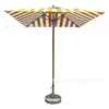 Sombrilla Cuadrada Casual Empujada a Mano para Sol Terraza Abierta Jardín de Villa Patio de Hotel Cafetería Exterior Parasol