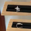Pendientes de Clip Estilo Coreano con Estrella de Circonita, Lujo Ligero, Brazaletes de Oreja Simples y Elegantes, de Gama Alta, Exquisitos, Versátiles para Mujer