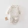 Body de Algodão Puro Sem Costura para Recém-Nascidos Classe A 40g Roupa de Bebê Estilo Novo Roupa Externa Bambu Jovem Roupa Infantil