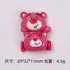 Sobremesa Urso de Frutas Desenho Animado Criativo DIY Cola de Creme Resina Acessórios Charms para Sapato Croc Materiais de Decoração Atacado