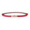 Cinturón de Mujer, Accesorio Decorativo para Mujer, Adecuado para Vestidos, Suéteres de Longitud Media, Piel Suave, Estilo Nuevo, Cinturón Ajustable sin Agujeros, Piel de Vaca Fina