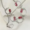 Estilo Dulce Fresco Metal Hueco Strass Gato Kt Cadena Cadena de Cintura Estilo Chica Caliente del Milenio Y2K Accesorio de Cinturón Personalizado para Mujeres de Moda