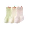 25 Calcetines de Bebé Transpirables sin Costuras, Calcetines Finos de Algodón con Dibujos Animados para Bebés, Calcetines Transpirables de Primavera y Verano, Calcetines Unisex