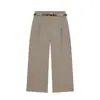 Chaleco corto a cuadros de moda para mujer estilo europeo y americano transfronterizo 2026 8372389, Pantalones con cinturón 8372289