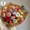 Florero de un año para influencers papel de regalo para flores material biselado papel inglés floristería materiales de embalaje floral