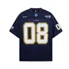 Nova Camiseta de Verão Magic Bear com Manga Curta, Secagem Rápida, Malha Respirável, Recortes, Camiseta Esportiva de Futebol Americano em Jersey para Homens e Mulheres
