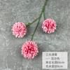 Crisântemo Ping Pong Casamento Flor Artificial Decoração Salão de Casamento Flor Crisântemo 3 Cabeças Dente de Leão Flor Falsa Bola de Cebola Flor Artificial Atacado