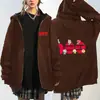 Cárdigan Sudadera con Merchandising de Grupo K-Pop, Sudadera con Capucha con Cremallera Estampada Arirang World Tour, Ropa Casual Holgada de Apoyo para Fans