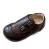 Zapatos Infantiles Brogue Retro para Primavera y Otoño, Zapatos de Piel para Niños Pequeños, Zapatos Estilo Birkenstock para Niñas, Mocasines para Niños de Suela Blanda, Completamente Cerrados