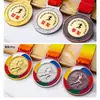 Trofeo de Cristal Personalizado y Medalla para Carrera de Relevos, Juegos Deportivos, Maratón y Campeonato de Carrera de Larga Distancia