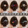 Pinzas para el pelo coreanas de alta gama con torsión, pasadores elegantes para recogidos para mujer, pinzas grandes para la parte trasera de la cabeza, pinzas de pico de pato, accesorios para el cabello al por mayor